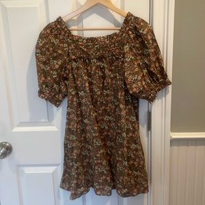 Dôen Liberty fabric floral mini dress. Excellent condition.  Size XS 100% cotton
